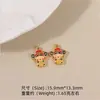 Accesorios chapados en oro para atraer riqueza y buena fortuna, pulsera DIY de ábaco auspicioso, collar, accesorios de joyería, colgantes, dijes pequeños