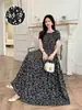 Vestido de Algodão e Seda Off-the-Shoulder para Mulheres para Comércio Exterior Transfronteiriço, Vestido de Verão para Viagem, Férias na Praia e Uso ao Ar Livre