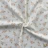 "charla de flores rima clara" tejido de algodón para primavera y otoño respetuoso con la piel algodón jacquard de rayas verticales tela con estampado floral