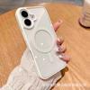 Adecuado para iPhone 18 Promax Macaron Silicona Magnético Funda de Teléfono Apple 17 Transparente Acrílico Protectora