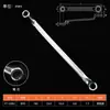 YATO Llave Flor de Ciruelo Doble Cabeza de Cuello Alto Torx Herramienta de Tablero Llave CRV Llave de Doble Propósito 5.5x7