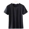 Camiseta Masculina de Verão Fina de Algodão Respirável Absorvente de Suor Manga Curta Top de Manga Meia Secagem Rápida Colete Elástico Casual Trabalho
