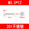 Tornillos Autorroscantes Avellanados 201/304, Tornillos Autorroscantes de Cabeza Plana Phillips, Tornillos para Madera Ka de Punta Cónica M3M3.5M4M5M6
