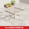 Mesa de Comedor Redonda Plegable Blanca de Vidrio Templado para Exteriores, Mesa de Comedor para el Hogar con una Mesa y Dos Sillas, Mesa de Té Pequeña para Balcón