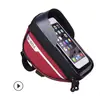 Bolsa para Bicicleta B-Soul, Bolsa Frontal, Bolsa para Manillar, Bolsa para Teléfono Móvil, Bolsa para Manillar, Accesorios y Equipo para Ciclismo de Montaña y Carretera