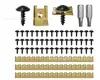 Venta Caliente Transfronteriza Panel de Puerta de Coche Revestimiento de Parachoques Guardabarros Hebilla de Fijación Remache de Plástico Kit de Fijación de Empuje