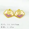 Nuevos Accesorios de Joyería Tradicional DIY Estilo Chino con el Carácter de Fortuna, Colgante, Diseño de Goteo de Aceite, Pulsera Atractora de Riqueza, Collar y Accesorios para Ropa