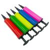 Los fabricantes promocionan bomba de mano portátil de 16.5 cm, almohada en forma de U, cama de aire, flotador, bomba de plástico para globos