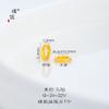 Pu Zuo Jiu não desbota acessórios faça você mesmo em ouro com padrão de martelo anel espaçador pulseira colar com contas
