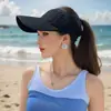 Gorra Visera Nueva Estilo Escamas de Pez, Sombrero de Sol de Verano de Moda con Ala Ancha, Gorra de Béisbol Deportiva al Aire Libre de Punto Estilo Coreano