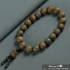 Pulsera de Sandalo Verde Argentino de 8mm con Doble Bucle para Hombres y Mujeres, Cuentas Budistas de Sandalo, Cuentas de Oración, Artículo Cultural, Regalo al por Mayor