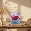 Bolsas de Tela No Tejida Laminada Pintadas con Forma de Corazón Transfronterizas, Bolsas de Regalo Exquisitas para Cumpleaños de Niños, Bolsas de Regalo, Bolsas para Dulces de Halloween