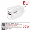 Cargador transfronterizo nuevo de 120 W, combinación de colores macarrón, carga súper rápida, acuerdo completo PPS, cargador de doble puerto A C