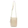 Nuevo Bolso Mini Simple Versátil para Teléfono Primavera/Verano 2026 para Mujer, Bolso de Hombro Cruzado Ligero de Moda Ins para Caminar