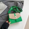 Bolso Pequeño de Hombro 2025 Primavera Nuevo Color Puro Estilo Incrustado de Diamantes Bolso Cruzado Bolso para Teléfono Móvil Bolso de Hombro Casual para Viajes Cuadrado Pequeño
