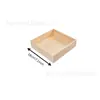 Caja Decorativa Navideña Adorno Almacenamiento de Pulseras Caja de Madera Cuadros Accesorios para Pulseras DIY Caja de Clasificación Cuadriculada 9