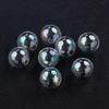 Diseño nicho bola de cristal colorida a agujero un solo agujero sirena bola de burbujas fresco dulce DIY aretes collar