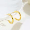 Diseño Sencillo, Elegantes y Lujosos Pendientes de Acero de Titanio, Versátiles y Únicos, No se Desvanecen, Venta Directa del Fabricante