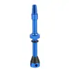 Válvula a Vácuo para Bicicleta Fluido Reparador Anti-Furo Válvula Tubeless com Retorno Tampa de Liga de Alumínio CNC