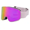 Gafas de Esquí y Montañismo Nuevas Transfronterizas, Doble Capa Antivaho de Alta Calidad, Gafas de Esquí Magnéticas con Cierre a Presión para Miopía, Antideslumbramiento por Nieve