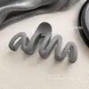 Onda de alta qualidade tubarão clipe grampo de cabelo feminino de volta cabeça updo grampo de cabelo grande grampo de cabelo cocar aperto de cabelo