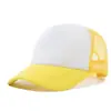 Gorra de Malla Esponjosa Logo Impreso Personalizado Multicolor Exportación Protección Solar Gorra de Béisbol Gorra Publicitaria Sombrero de Voluntario