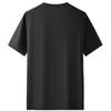Camiseta Masculina de Seda Gelo com Gola Redonda, Barra de Oxigênio de Gelo de Luxo Leve, Manga Curta de Verão, Meia Manga, Tamanho Grande Ultraleve, Masculina 898