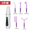 Bastão Massageador de Pente de Alta Frequência Luz Vermelha e Roxa Portátil Transfronteiriço Venda Direta do Fabricante de Equipamentos de Beleza de Alta Frequência