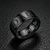 Pulsera de acero inoxidable de 8 mm letras anillo DAD anillo de acero de titanio para hombre joyería regalo del Día del Padre Explosiones europeas y americanas