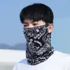 Protetor Solar de Verão Masculino e Feminino Proteção UV Viseira Respirável Máscara de Orelha Proteção de Pescoço Proteção de Pescoço Seda Gelada Ciclismo Outdoor Gola de Pescoço