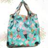 Bolsa de Compras Plegable Nueva Supermercado Transfronteriza Bolsa Tote Portátil de Tela Floral Bolsa Tote de Compras de Supermercado Bolsa de Comestibles