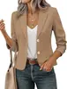 2026 Amazon Comercio Electrónico Transfronterizo Más Vendido Moda Femenina Casual Chaqueta de Traje de Manga Larga Cárdigan Traje Pequeño