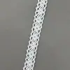 Adorno de hilo de algodón de encaje hueco de 1,5 cm, tela hecha a mano para bricolaje para ropa, manteles, cortinas y otras aplicaciones decorativas