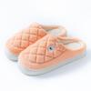 Pantuflas de Dibujos Animados con Forma de Piña con Sensación de Caminar sobre las Nubes para Mujer, Adecuadas para Uso Interior en Otoño e Invierno, Hogar, Hotel y Casa de Huéspedes, Pantuflas de Algodón para Pareja