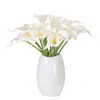 Lirio cala flor artificial sensación de hogar ramo pu decoración de mesa flor falsa flor falsa de plástico venta al por mayor y al por menor