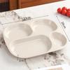 Plato de rejilla creativa transfronterizo de Amazon para sala de estar, plato de rejilla para almacenamiento de frutas, bocadillos, refrigerios, plato para el almuerzo de cantina