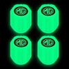 Tapa de válvula de neumático luminosa tapa de válvula de coche boquilla de aire para neumático de vacío de coche eléctrico decoración de cubierta de núcleo de válvula luminosa