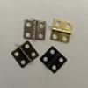 Mini bisagra pequeña de 12*13 mm bisagra de 180 grados esquina redonda caja de regalo bisagra de amortiguación caja de joyería bisagra de parada libre
