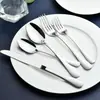 Amazon Transfronterizo Juego de Cubiertos Occidentales de Acero Inoxidable Cuchillo, Tenedor y Cuchara 24 Piezas Cuchillo para Bistec, Tenedor y Cuchara Acero Inoxidable Venta al por Mayor