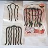 Pente de cabelo de sete dentes para noiva, grampo de cabelo para coque, grampo de cabelo para coque bola, grampo de cabelo em forma de U, pente de inserção, acessórios de cabelo para coque na parte de trás da cabeça, atacado