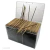 Vários estilos de fabricantes de palitos de dente, frescos, Condado de Longling, atacado, palitos de dente finos, sorvete, caixas de palitos de dente, tipo push PP