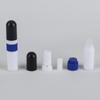 Tapa cabeza redonda con agujero para cordón material de envoltura doble uso tubo nasal fondo alargado botella de aceite esencial botella vacía stick nasal refrescante