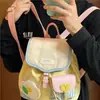 Mini Mochila Transfronteriza 2026 Nuevo Estilo Coreano Combinación de Colores Mochila Escolar para Estudiantes Hombres y Mujeres Mochila Casual de Moda Tendencia
