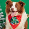 Fábrica de Origen Amazon Más Vendido Pañuelo Bandana para Gato Perro Babero Navidad