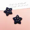 Dulce y Fresco Cuero Mezclilla Estrella de Cinco Puntas DIY Funda para Teléfono Accesorios para el Cabello Materiales para Joyería Hecha a Mano Accesorios para Zapatos Accesorios Decorativos
