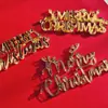 Decoración de pastel de Navidad estilo transfronterizo Suministros para fiesta navideña Feliz Navidad enchufe acrílico para pastel al por mayor