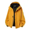 Jaqueta Hardshell de Montanhismo de Três em Um Estilo Luo Tuo de Alta Qualidade para Outono e Inverno, à Prova de Vento e Impermeável, para Homens