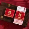Conjunto de Envelopes Vermelhos de Dinheiro para Casamento com Porta-Cartão de Palavras Felizes, Conjunto de Presente em Dinheiro de Dez Mil Yuan, Conjunto de Dinheiro para Presente de Noivado, Conjunto de Dinheiro para Presente de Casamento