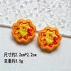 Tarte de Fruta Ovo Simulação Brinquedo Comestível Resina Acessórios DIY Cola Creme Capinha de Celular Prendedor de Cabelo Ímã de Geladeira Material Decorativo Atacado