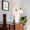 Nueva lámpara de pared estilo vintage, diseño retro francés, motivo floral, de alta gama y acogedora, adecuada para sala de estar, dormitorio, mesita de noche, pasillo y recibidor